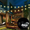 Solar Fairy Bulb String Light 8 Modes Outdoor Indoor, 9.5M 50 LED