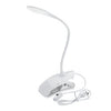 1pcs Flexible LED Desk Clip-on Lamp Reading USB Table Light