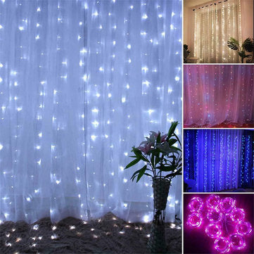 300LED Curtain Fairy String Light, AC110V