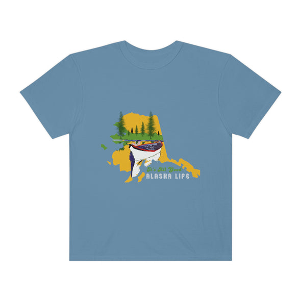 Alaska Life Canoe T-shirt Heavy duty