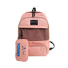2Pcs/set 27L Outdoor Travel Oxford Backpack Rucksack School Shoulder Bag Handbag+ Pencil Pack