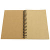 1Pcs Kraft Spiral Sketching Notebook Creative Notepad