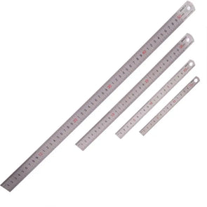 1Pcs 15cm/20cm/30cm/50cm Stainless Steel Straight Edge Rulers