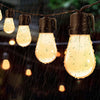 Outdoor String Lights 5 Warm Yellow LED, 49FT