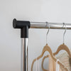 Double Rolling Clothes Rack Portable