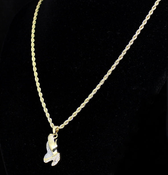 Gold Plated 24" Rope Chain Necklace