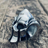 Men's Biker Gladiator Skull Spartan Helmet Ring Stainless Steel Size 7-15