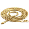 Jesus Pendant Necklaces (2) Cubic-Zirconia, Hip Hop, Gold Plated Cuban Chain