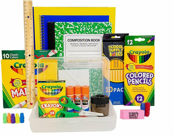 Back To School Supply Box Grades K-5 - School Supply Kit
